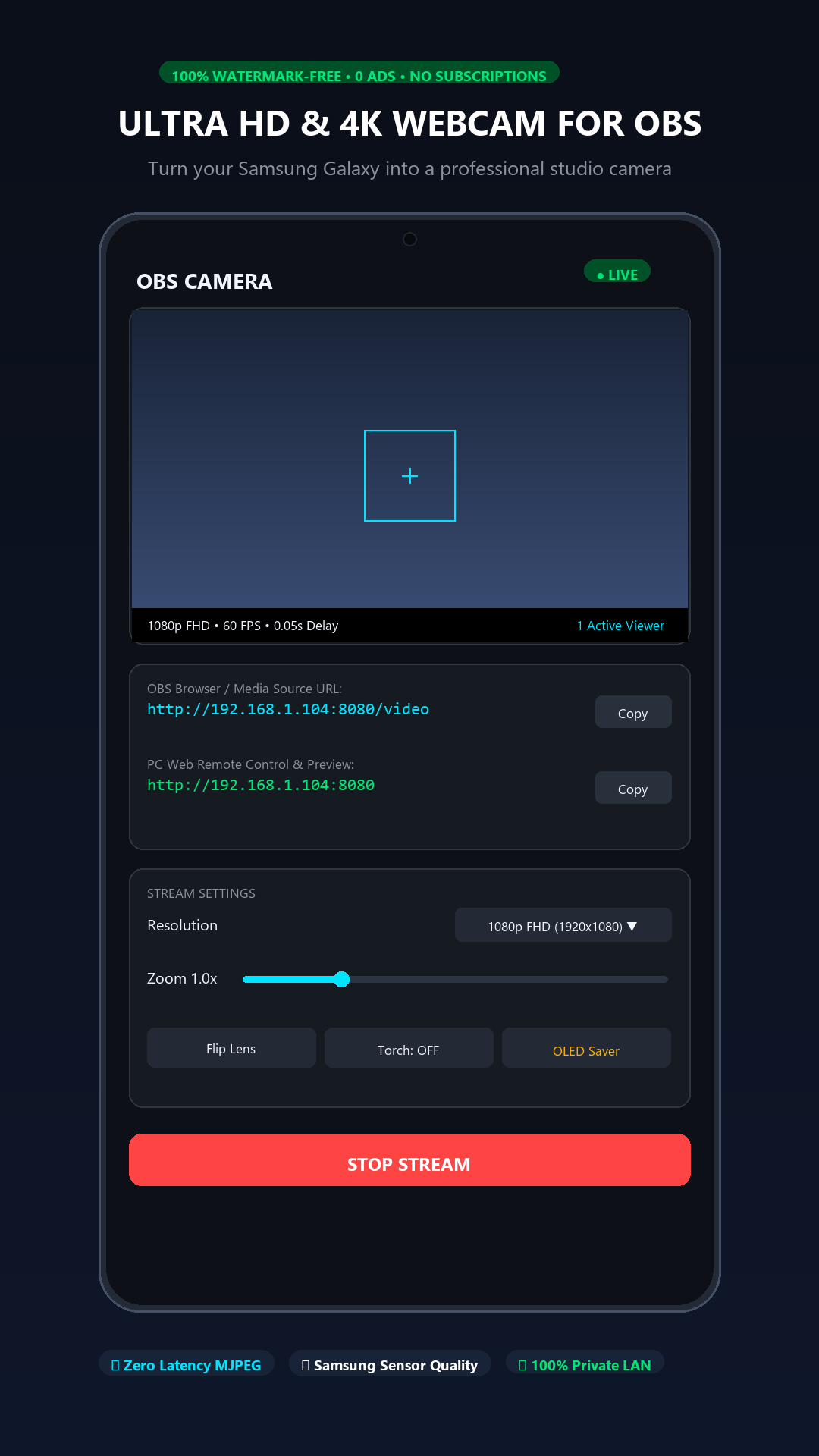 Live Camera Stream